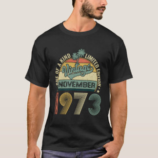 Camiseta 50 Increíble Desde Noviembre De 1973 50