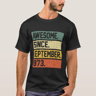 Camiseta 50 Increíble Desde Septiembre De 1973 50
