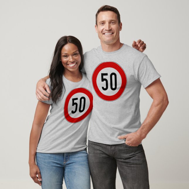 Camiseta 50 km/h T-Shirt, Mens (Unisexo)