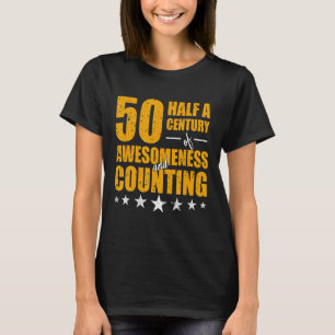 Camiseta 50 Medio Siglo De Conciencia 50 Años Diversión