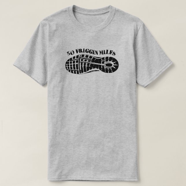 Camiseta 50 Millas Friggin Ultra Running Tread (Diseño del anverso)