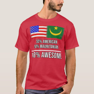 Camiseta 50 norteamericano 50 mauritano 100 maravilloso reg