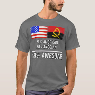 Camiseta 50 norteamericanos 50 angoleños 100 increíbles reg