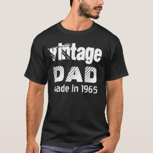 Camiseta 50.o PAPÁ del vintage del cumpleaños 1965 o