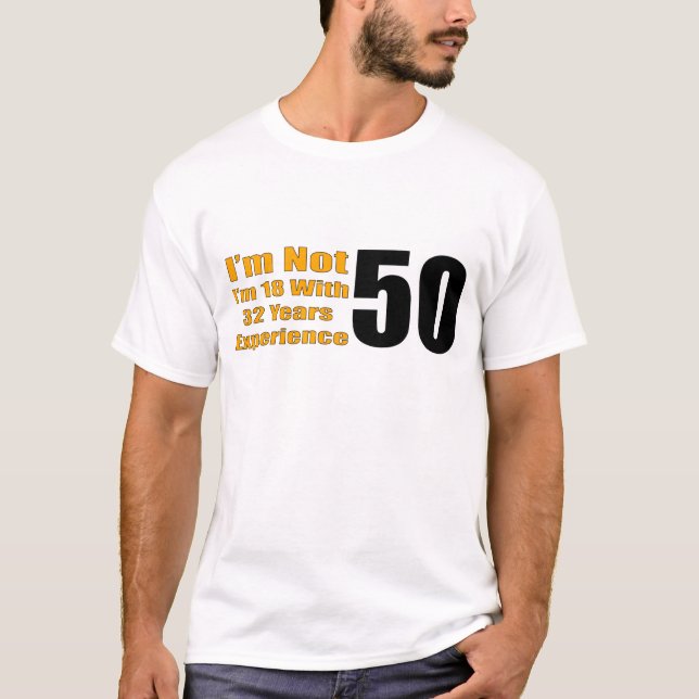 Camiseta 50.o Regalos de cumpleaños (Anverso)