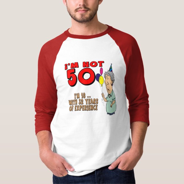 Camiseta 50.o Regalos de cumpleaños (Anverso)
