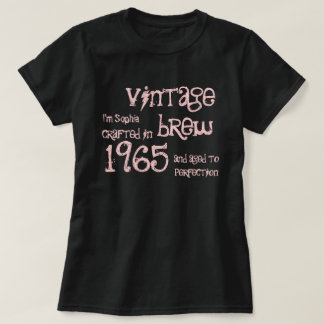 Camiseta 50.o Rosa 1965 de la marina de guerra del Brew del