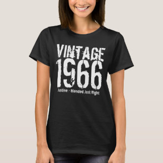 Camiseta 50.o V03 derecho mezclado AÑO del cumpleaños 1966