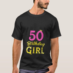 Camiseta 50° princesa de 50 años de edad graciosa