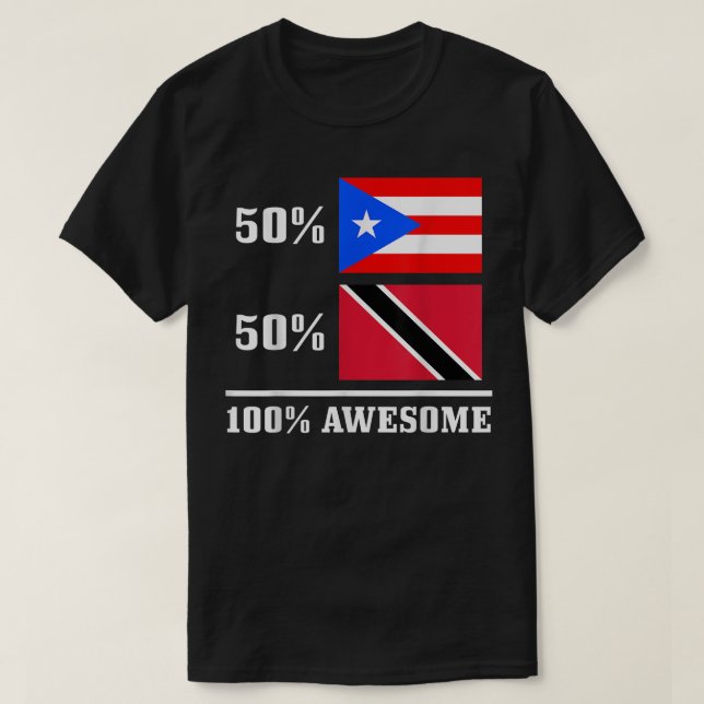 Camiseta 50 Puerto Rico 50 Trinidad y Tobago Puerto Rico (Diseño del anverso)