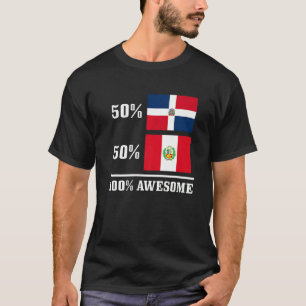 Camiseta 50 República Dominicana 50 Perú Orgullo de Bandera