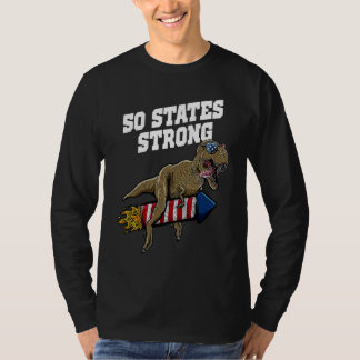 Camiseta 50 States Strong Patriotic American Patriotism USA