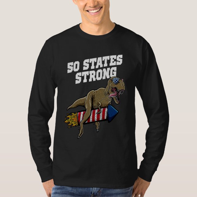 Camiseta 50 States Strong Patriotic American Patriotism USA (Anverso)