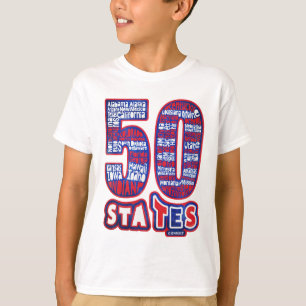 CAMISETA 50 STATES USA