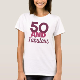 Camiseta 50 y fabuloso