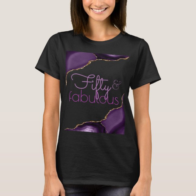 Camiseta 50 y fabuloso Ágata Púrpura   (Anverso)