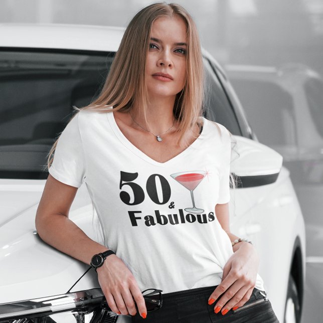 Camiseta 50 y Fabuloso Babe de cumpleaños (Subido por el creador)