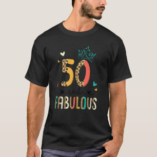 Camiseta 50 y fabuloso cumpleaños de 50 años