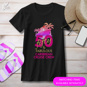 Camiseta 50 y fabuloso Cumpleaños número 50 personalizado t