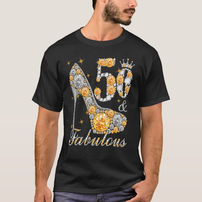 Camiseta 50 y fabuloso Diamante C de 50 años (Anverso)