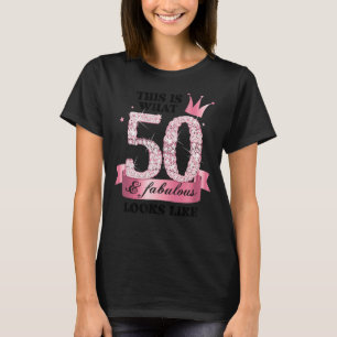 Camiseta 50 y Fabuloso Grupo Fiesta Blanco Rosa Candid Phot