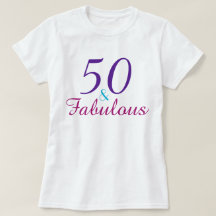 50 y Fabuloso Personalizado azul morado rosado