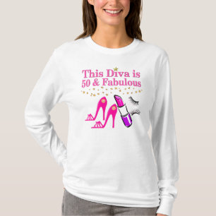 CAMISETA 50 Y FABULOUS DIVA
