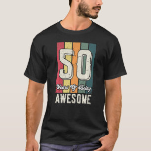 Camiseta 50 Years Being Awesome 50th Birthday Outfit For Wo