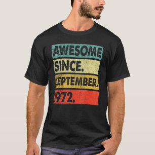 Camiseta 50 Years Old  Awesome Since September 1972 50th 12