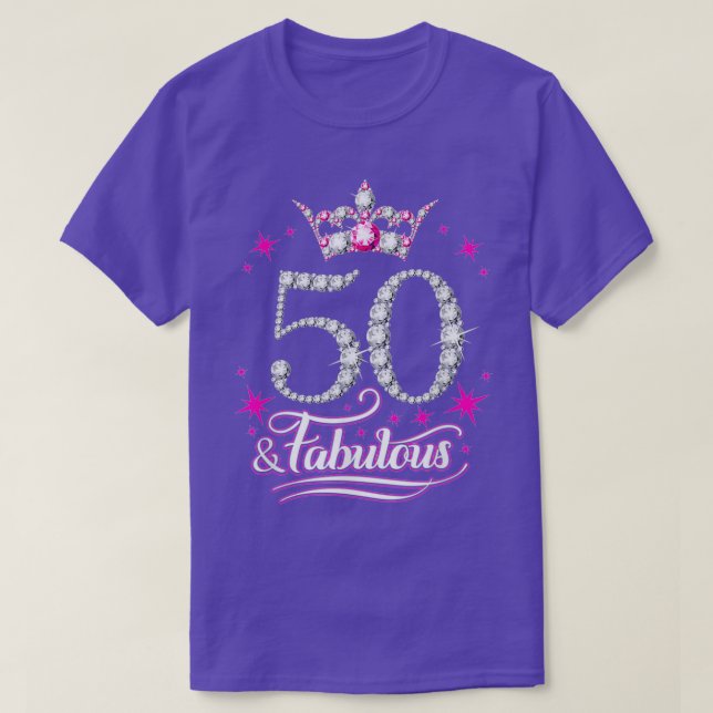 Camiseta 50th Birthday  - Copy (Diseño del anverso)