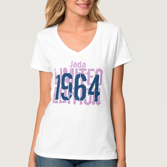 Camiseta 50th Birthday Gift 1964 Limited Edition V78 (Anverso)