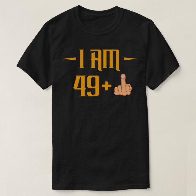 Camiseta 50Th Birthday Tshirt 49 + 1 For Men And Women 50 Y (Diseño del anverso)
