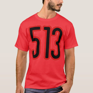 Camiseta 513 código de área