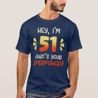 Camiseta 51.º cumpleaños 3