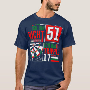 Camiseta 51.ᵉʳ cumpleaños Darts Divertidos Dardos