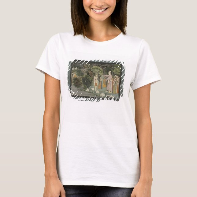 Camiseta 51.207/28 Nanda pidiendo a Radha que acompañe a Kr (Anverso)