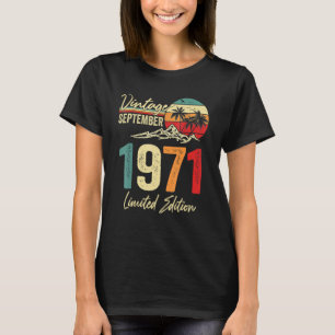 Camiseta 51 años Viejo Viejo Septiembre 1971 51