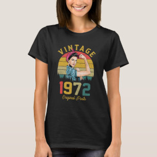 Camiseta 51 Años Vintage 1972 51º Cumpleaños De Las Mujeres