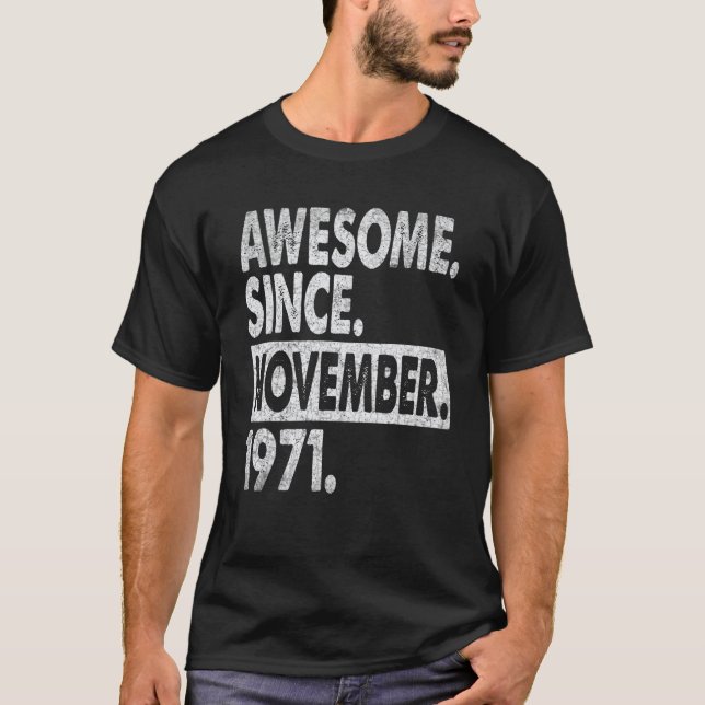 Camiseta 51° cumpleaños de 51 años de edad increíble desde  (Anverso)