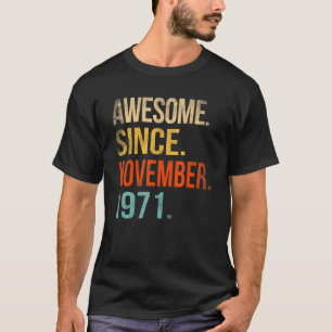Camiseta 51° cumpleaños de 51 años de edad increíble desde 