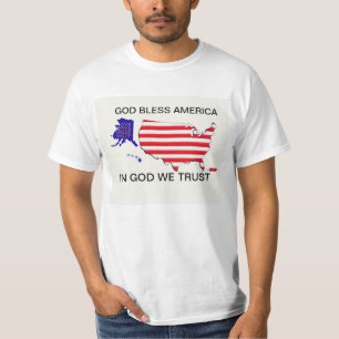 Camiseta 51 ESTRELLA FLAG/MAP de los E.E.U.U.
