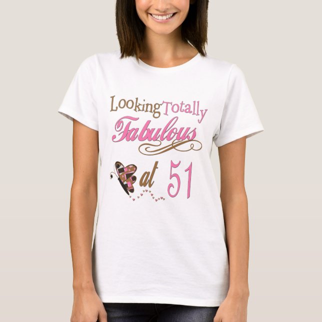 Camiseta 51.o Regalos de la fiesta de cumpleaños (Anverso)