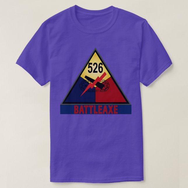 Camiseta 526º Batallón de Infantería Armado BATTLEAX SSI wo (Diseño del anverso)