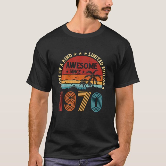 Camiseta 52.ª Fiesta De Cumpleaños 52 Años De Edad Que Es U (Anverso)