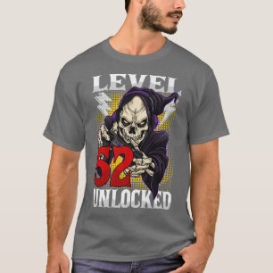 Camiseta 52.º Aniversario del Skeleton Nivel 52 Gama desblo
