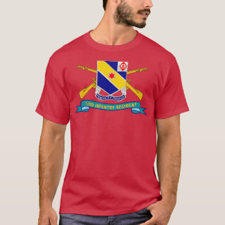 Camiseta 52.º Regimiento de Infantería DUI w Br Ribbon X
