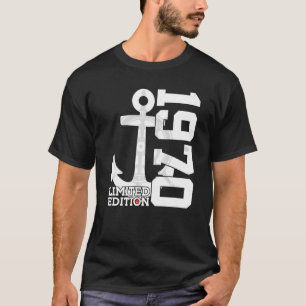Camiseta 52 años de capacidad 1970 marinero 52º cumpleaños