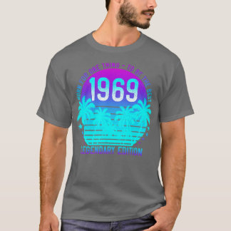 Camiseta 52 años de edad 1969 Viñeta 52ª estética de cumple