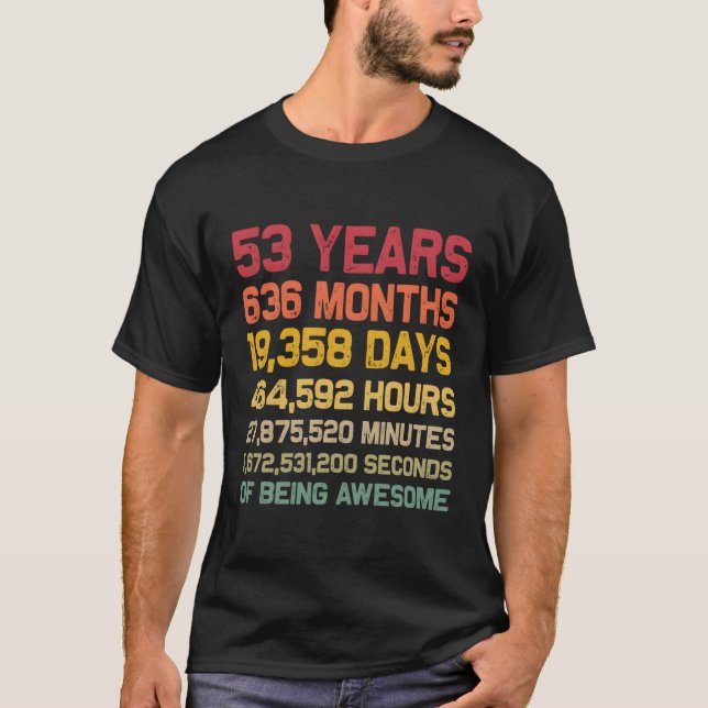 Camiseta 53ª Cuenta Regresiva Para 53 (Anverso)