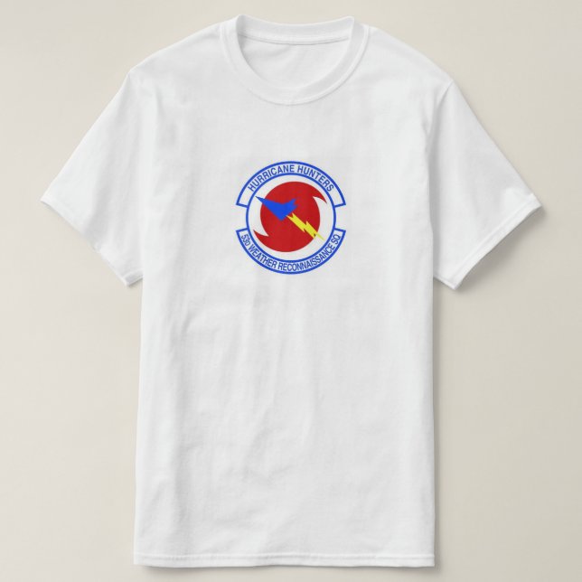 Camiseta 53.ª Escuadrón De Reconocimiento Meteorológico (Diseño del anverso)